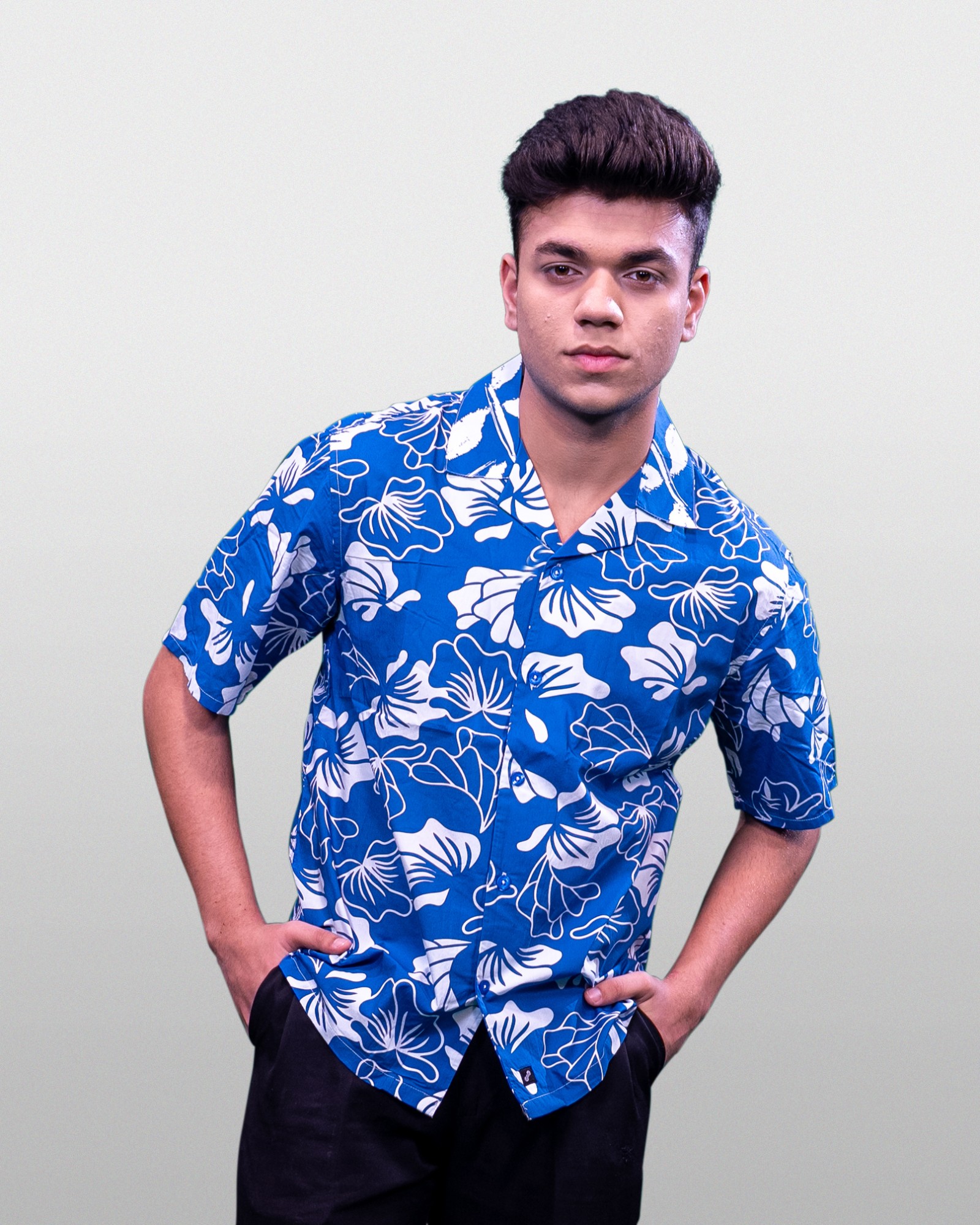Hibiscus Resort Collar Shirt