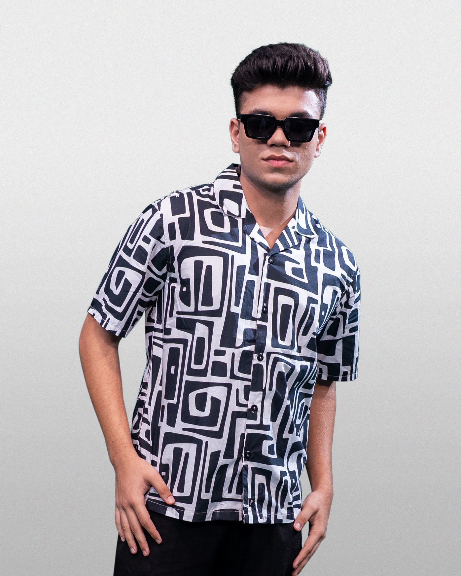Modern Tribal, Resort Collar, Black